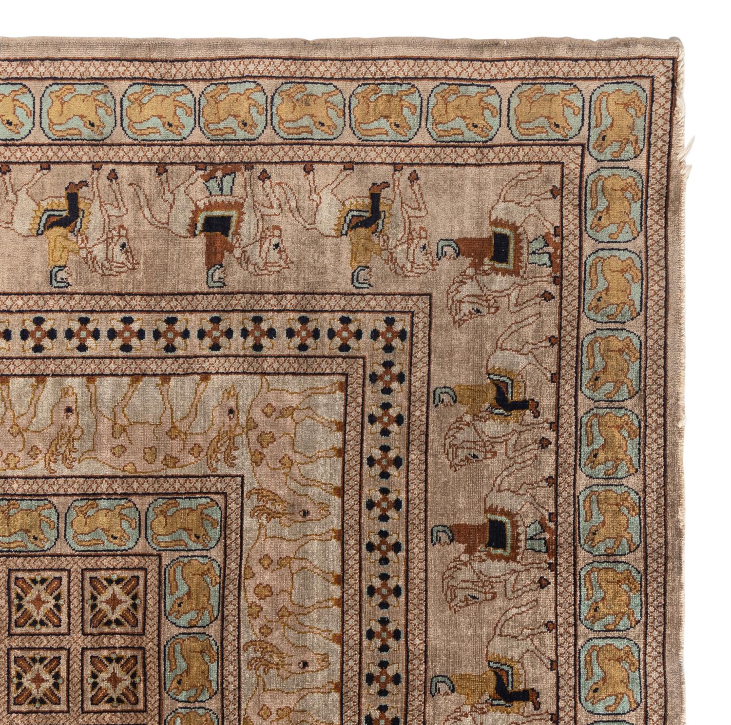 An Indo-Persian Processional Rug (Release to Matt Goldstein)