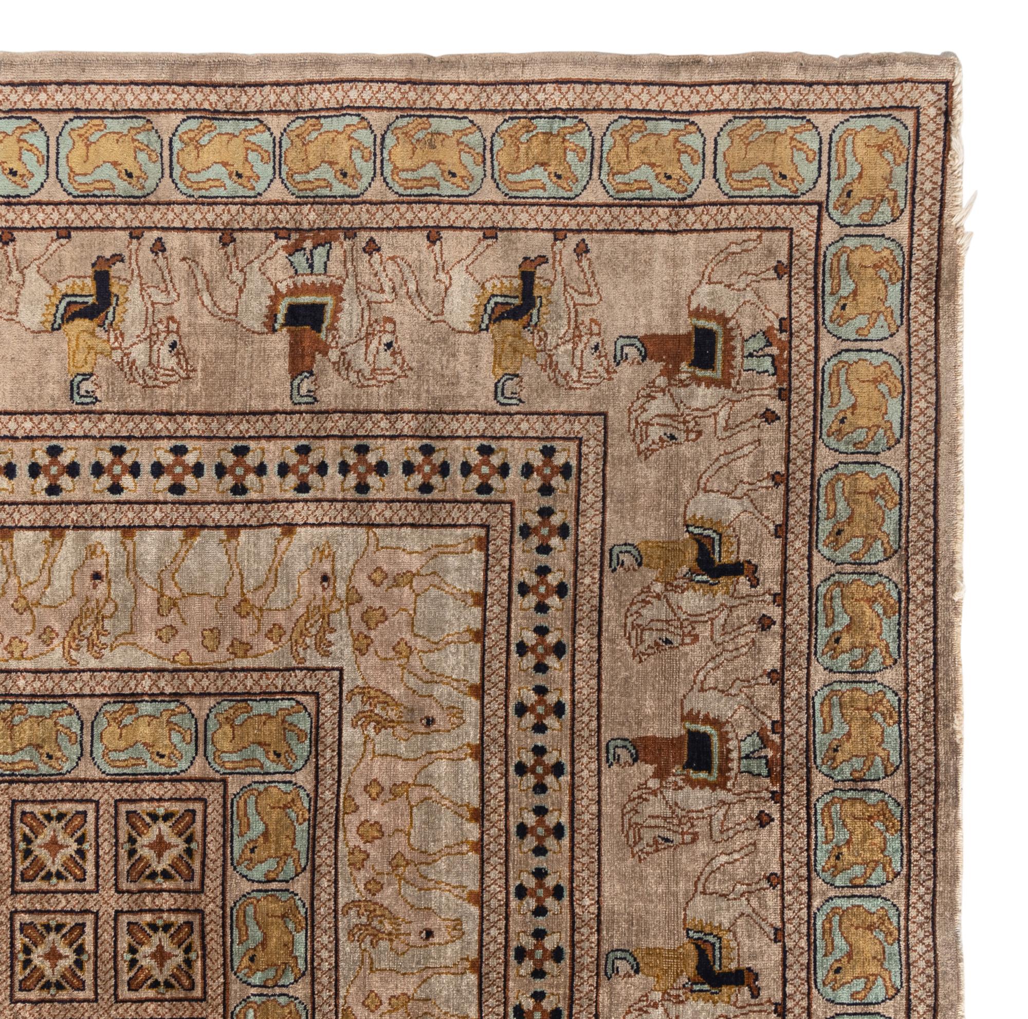 An Indo-Persian Processional Rug (Release to Matt Goldstein)