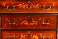 A Dutch Marquetry Inlaid Chest of Drawers — 19TH CENTURY