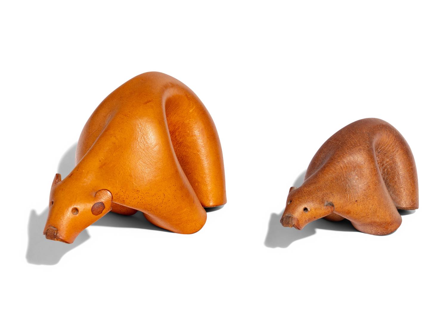 Two Leather Bears