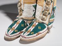Central Plains Beaded Leggings and Moccasins
