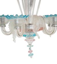 A Venetian Blown Glass Chandelier — MID 20TH CENTURY
