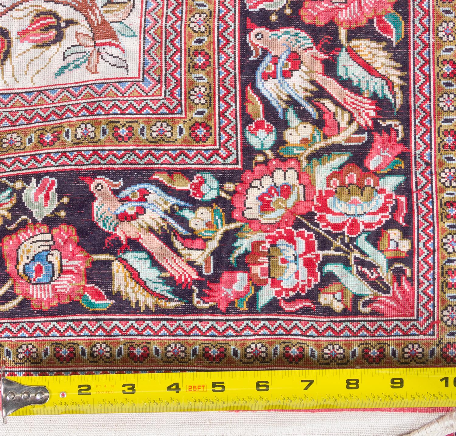 A Qum Silk Rug