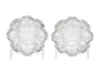 A Pair of American Silver Francis I Nut Dishes