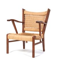 A Danish Rope Arm Chair Height 31 3/4 inches. — MID 20TH CENTURY