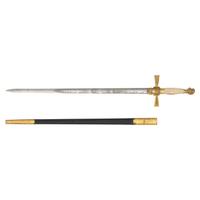Ames Knight's Head Militia Style Sword Presented to 1st Sergeant (Lt.) Henry Parker - 33rd Mass Infantry - KIA at Resaca