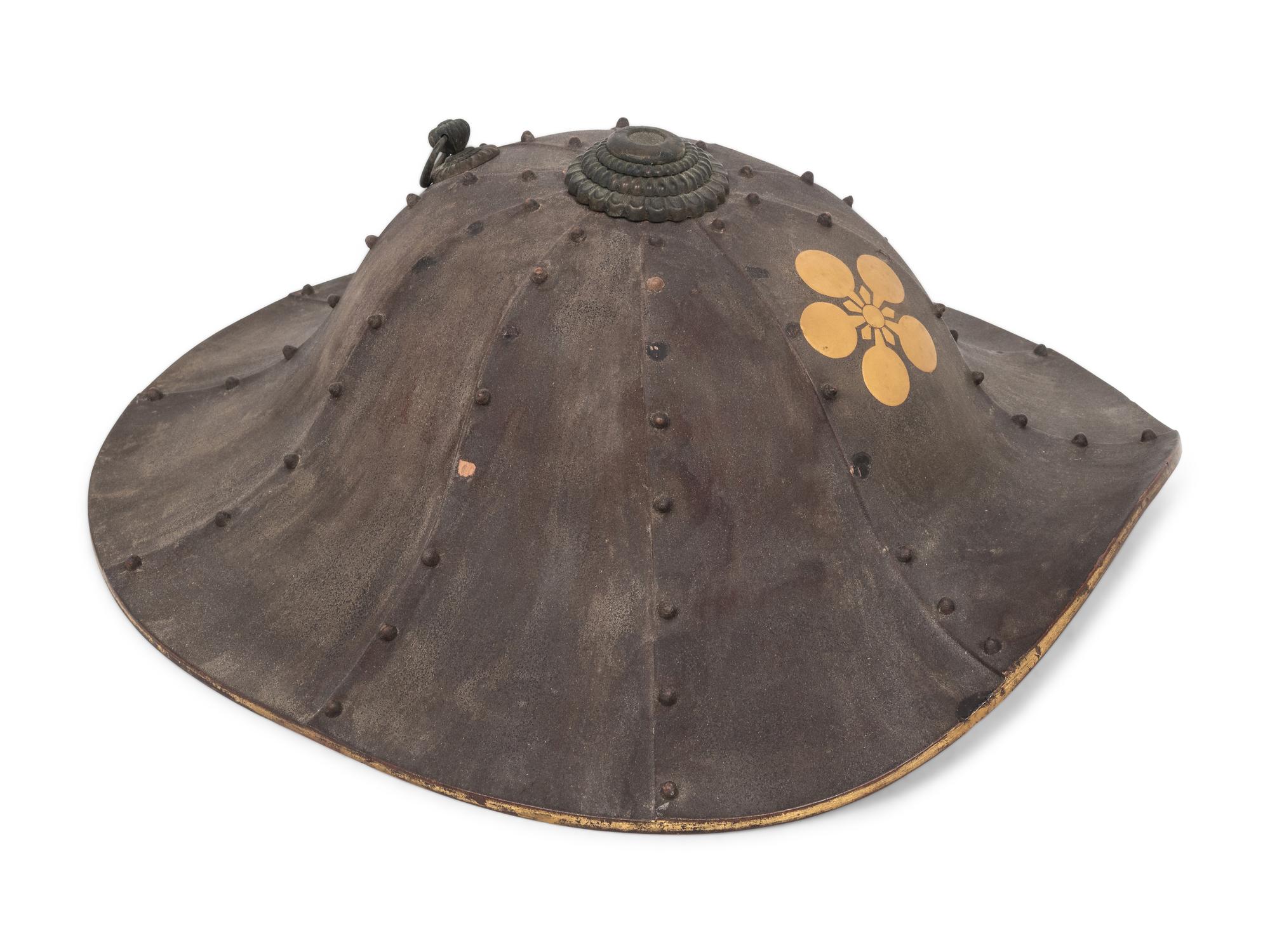 A Japanese Lacquer Armor Helmet
