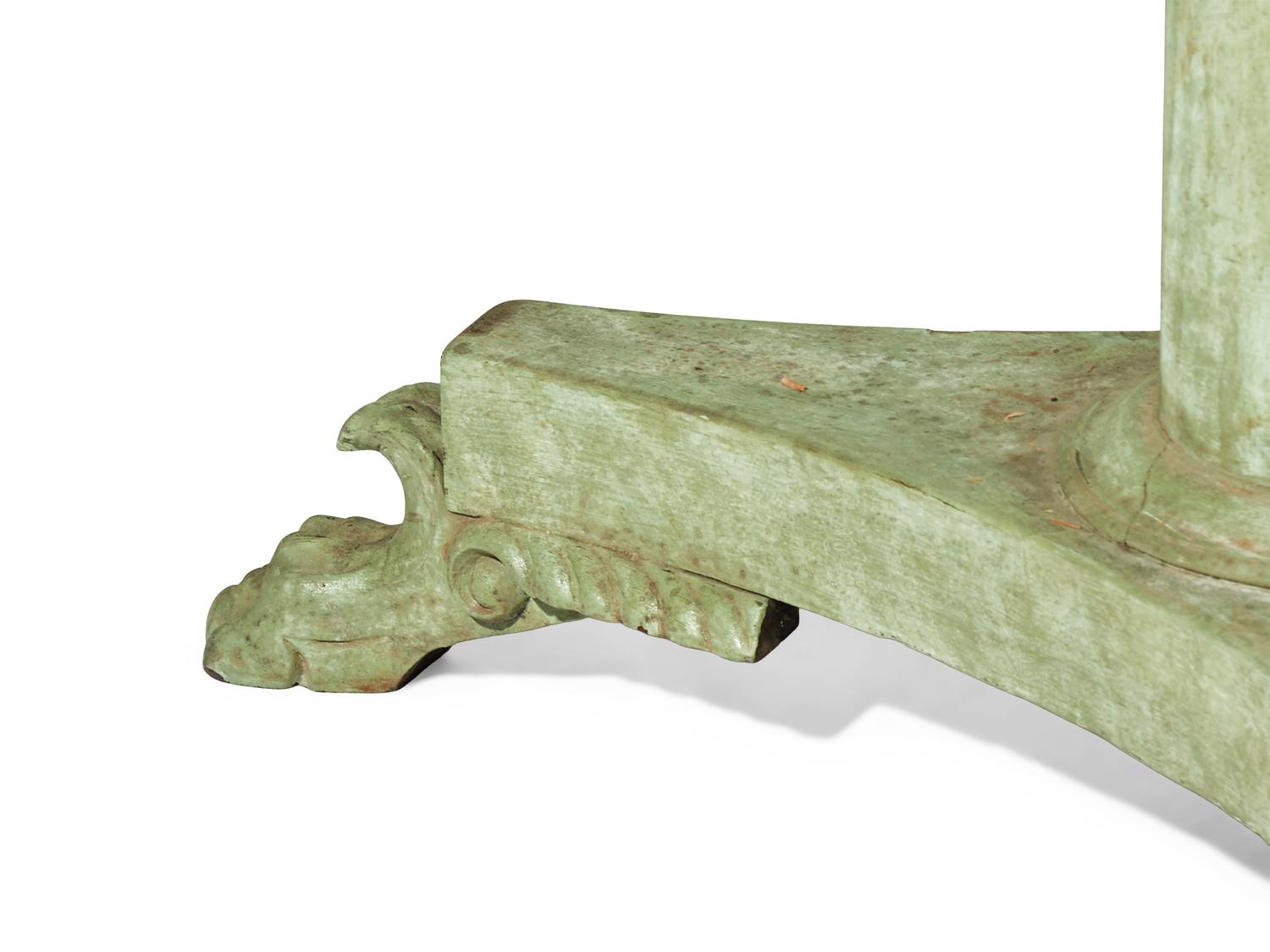 A William IV Painted Center Table DONATED BY BILLY COTTON