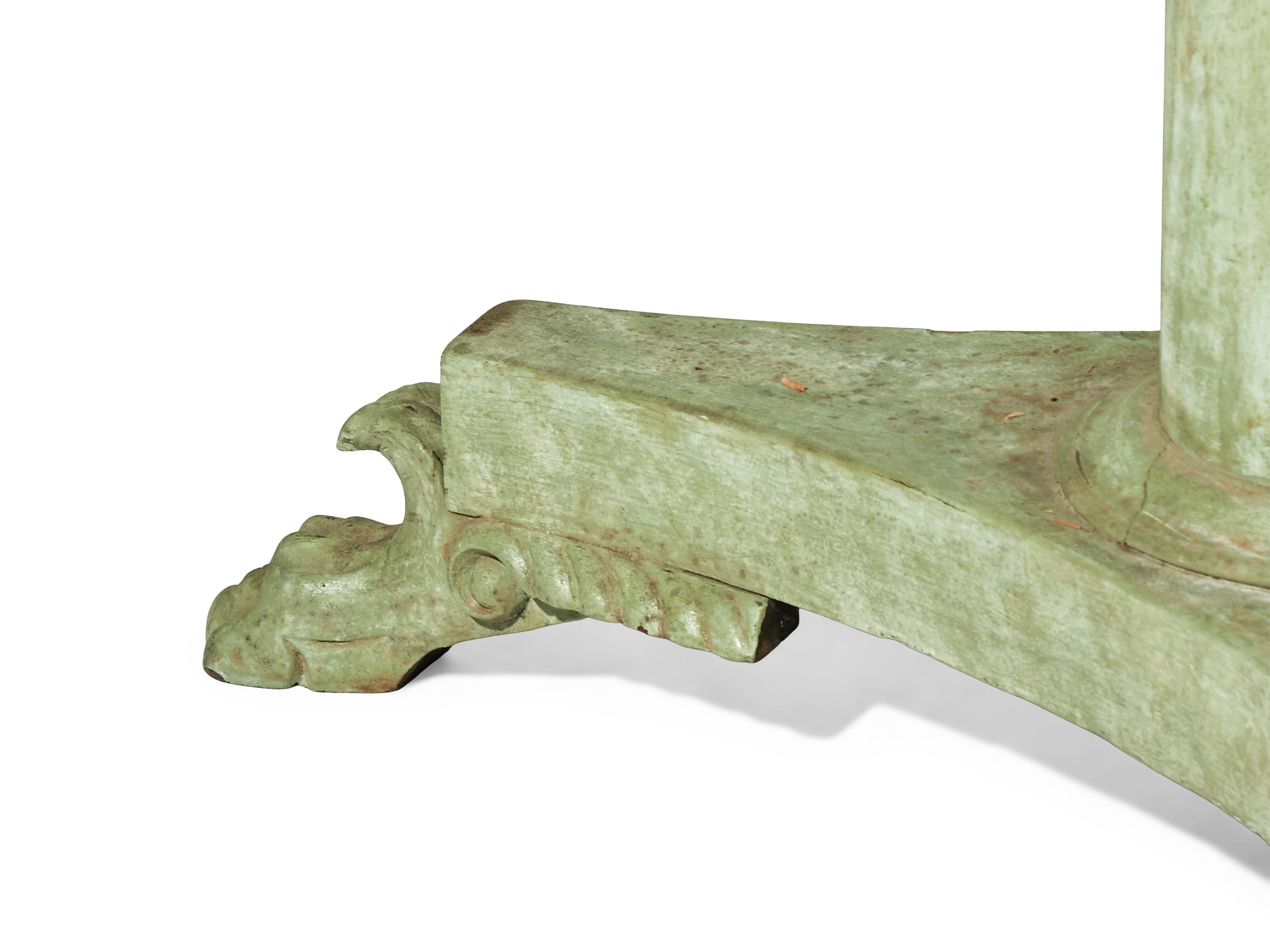 A William IV Painted Center Table DONATED BY BILLY COTTON