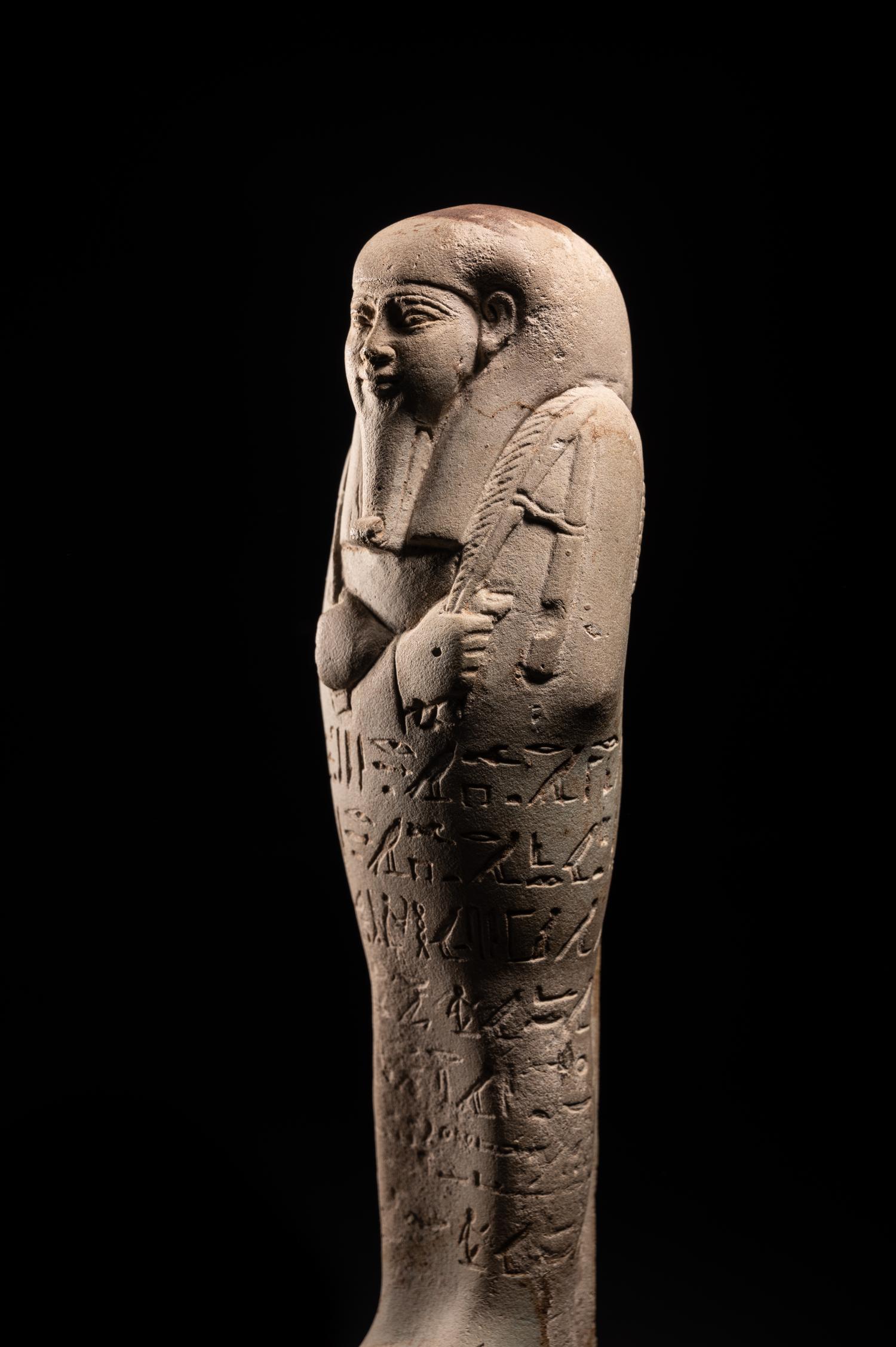 An Egyptian Faience Ushabti for Horiraa