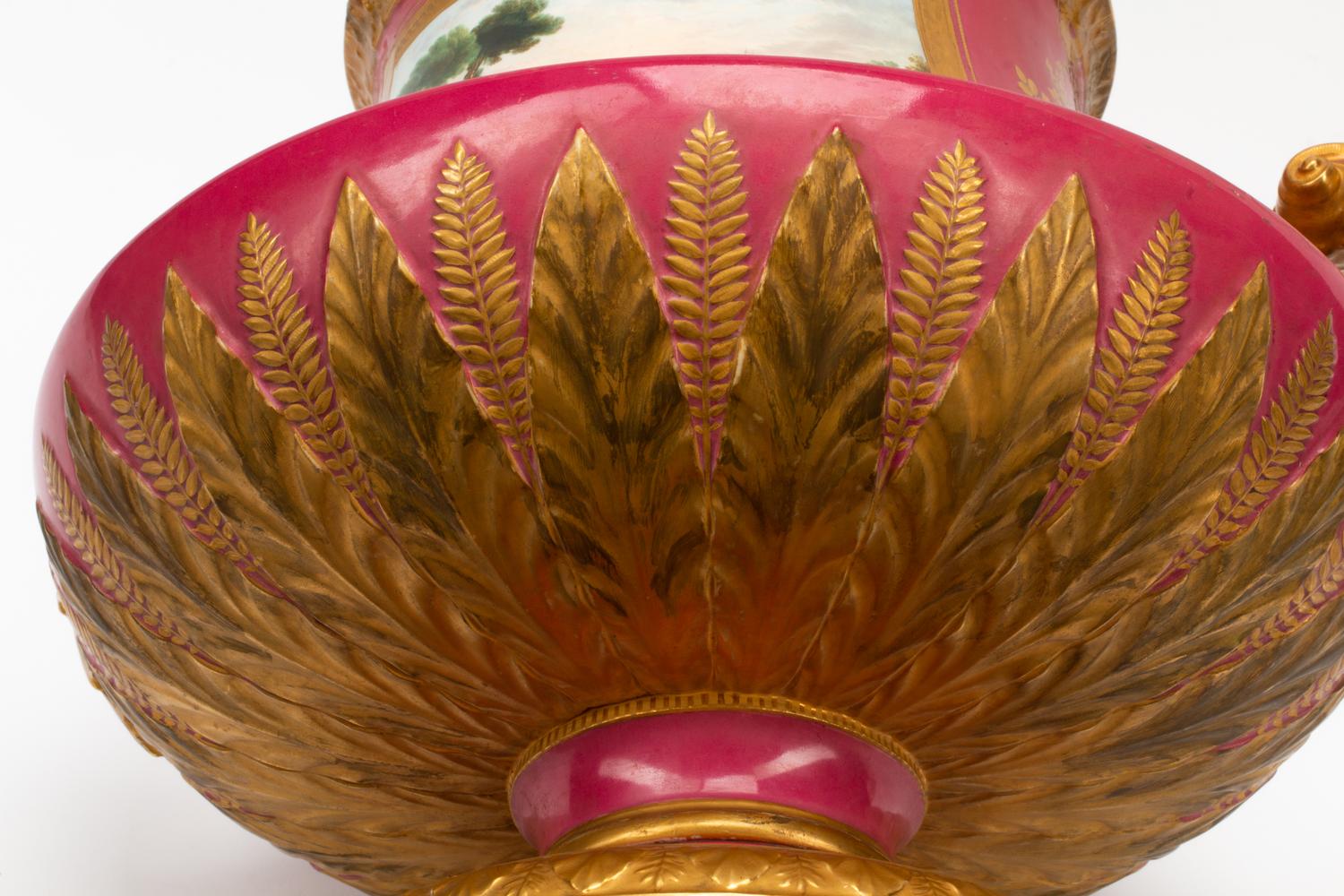 A French Porcelain Centerpiece