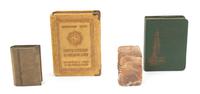A Group of Four Book-Form Articles Height of largest 4 3/4 inches.