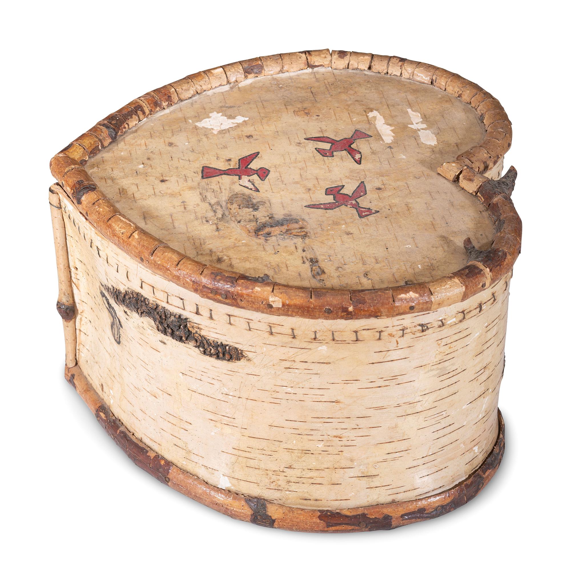 Northeastern Quilled Birchbark Box