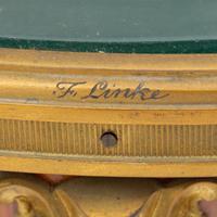 A Louis XV Style Gilt Bronze-Mounted Fruitwood Side Table