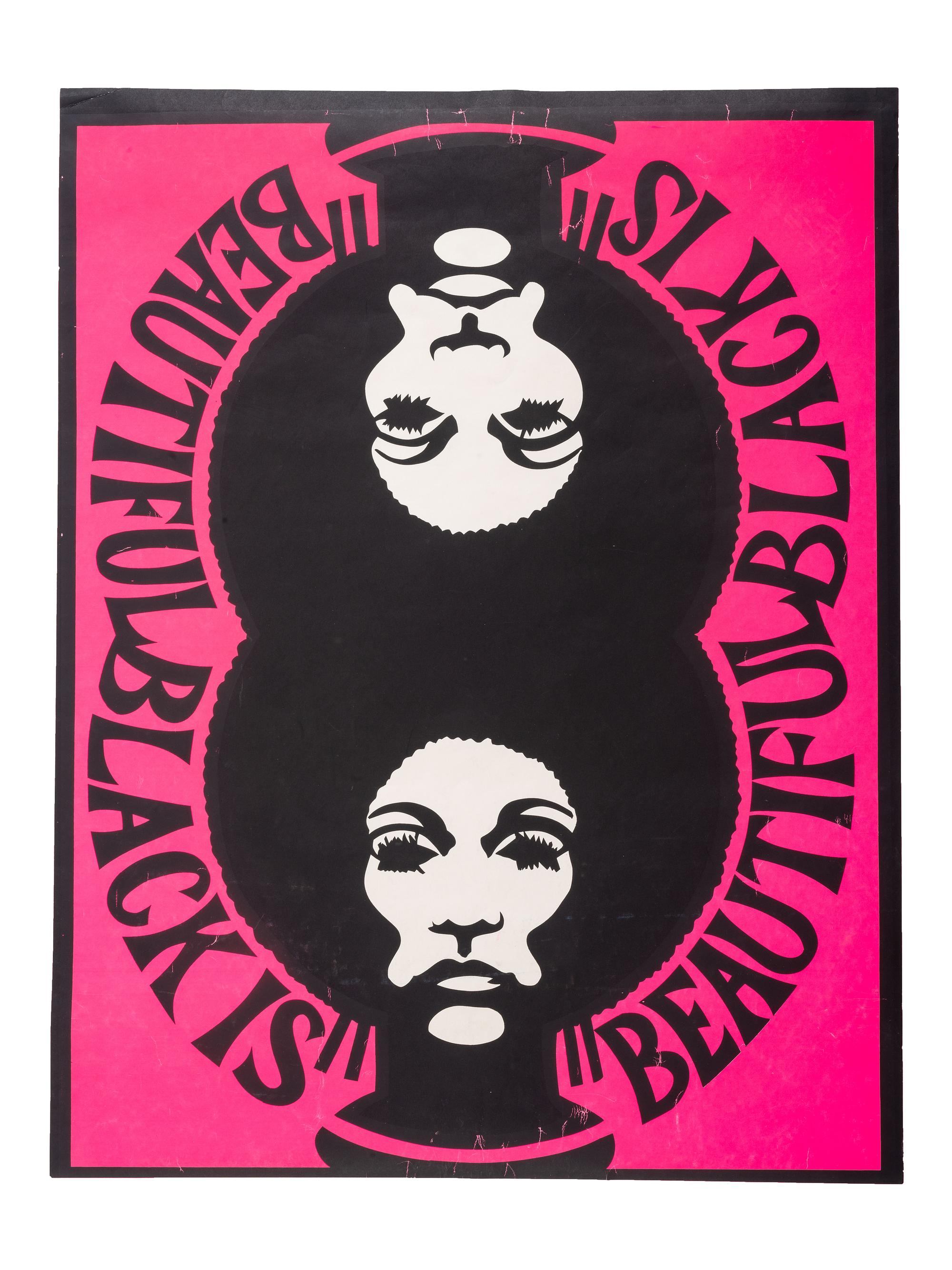 [BLACK POWER]. Black is Beautiful . N.p., n.d., ca 1970s.