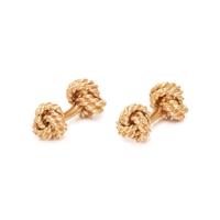 TIFFANY & CO., YELLOW GOLD CUFFLINKS