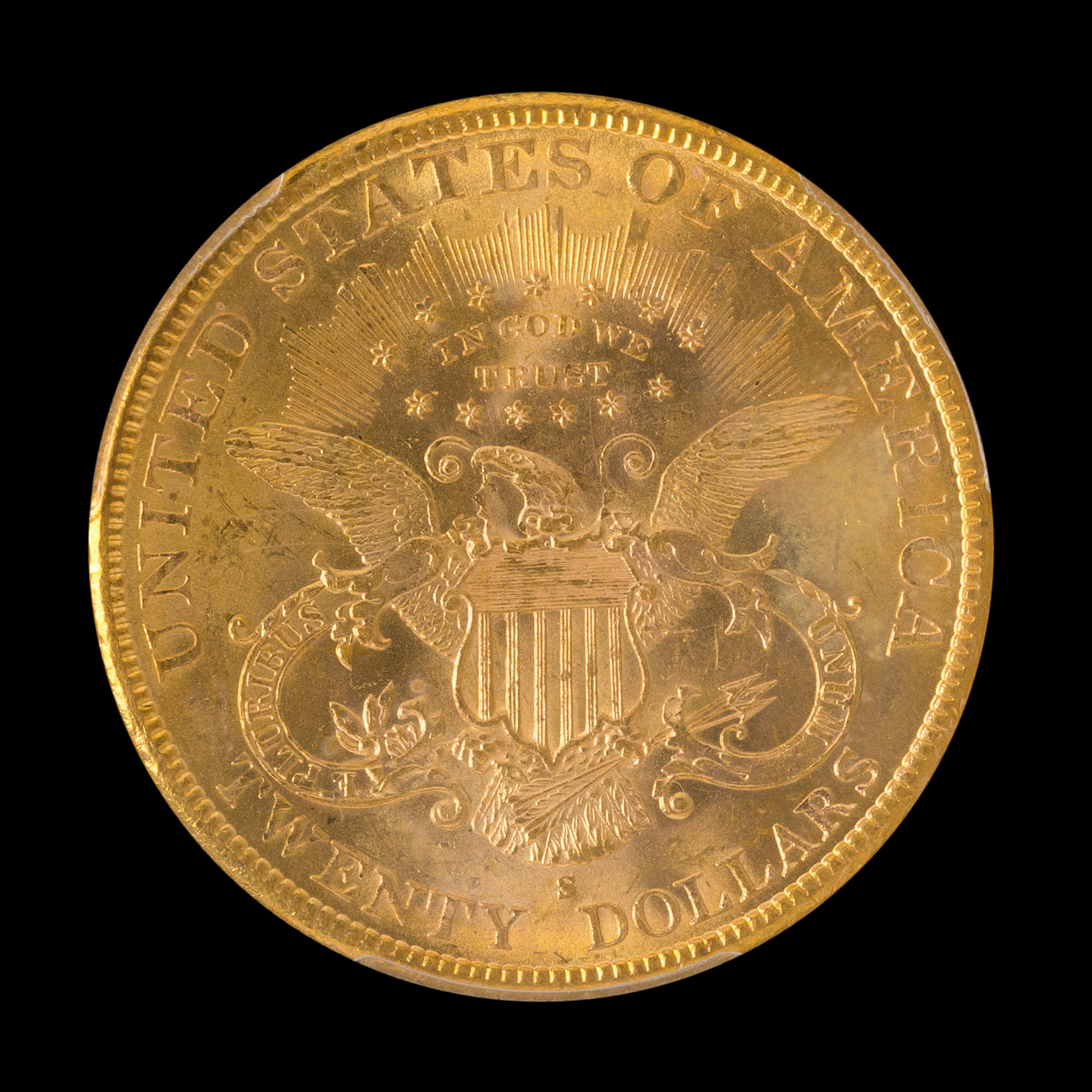 A United States 1894-S Liberty Head $20 Gold Coin