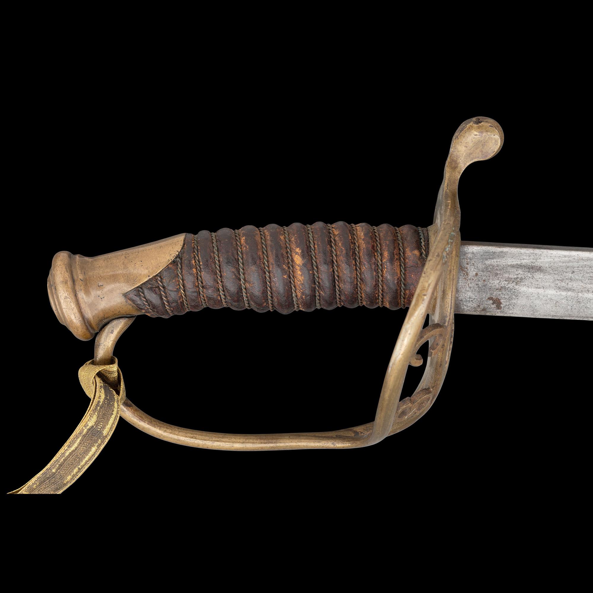 Thomas Leech & Company Floating CS Staff & Field Officers Sword with Replacement Scabbard