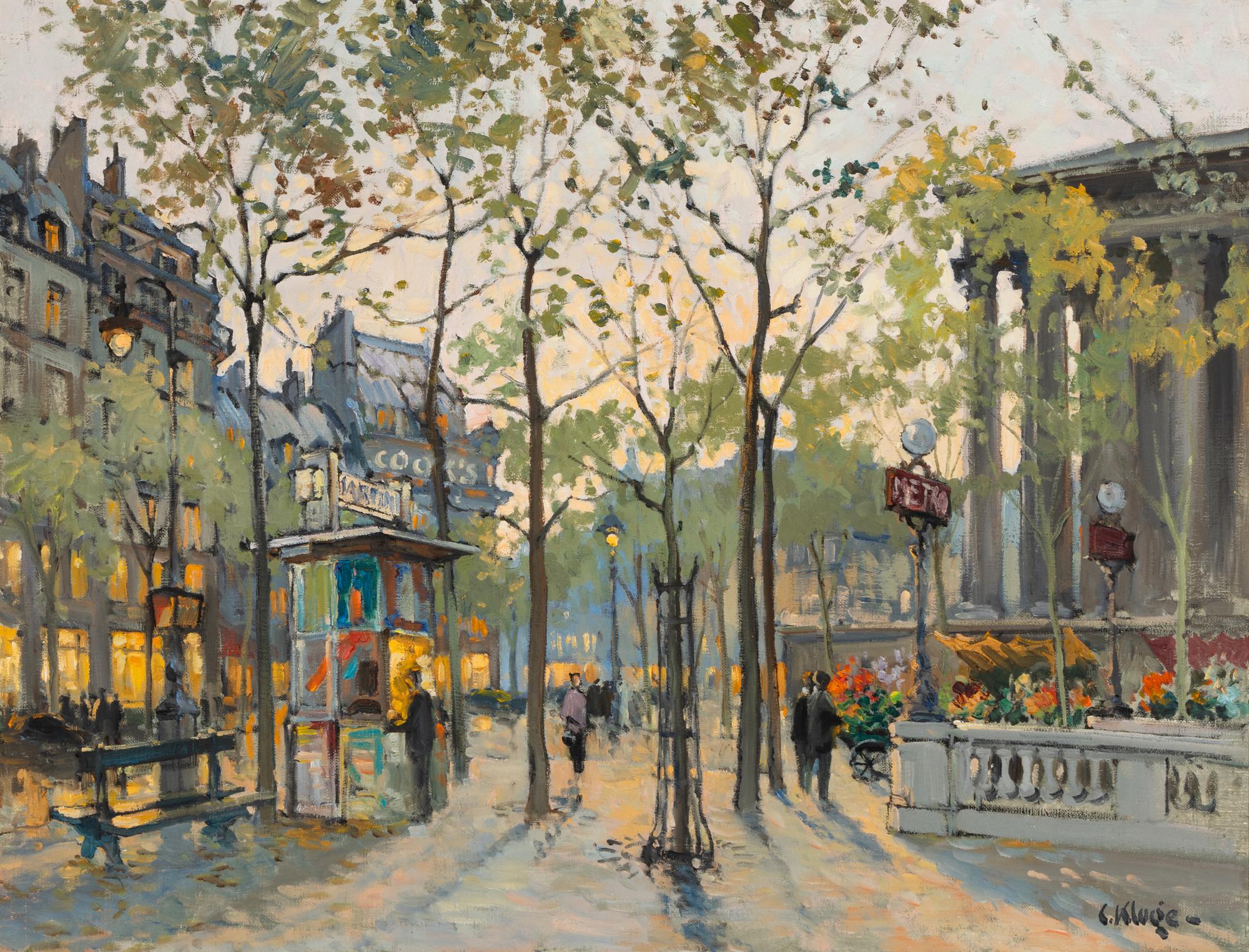 Constantin Kluge (French, 1912-2003) — La Place de la Madeleine