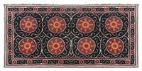 A Samarkand Suzani Embroidery 14 feet 10 inches x 8 feet. — 19TH/20TH CENTURY