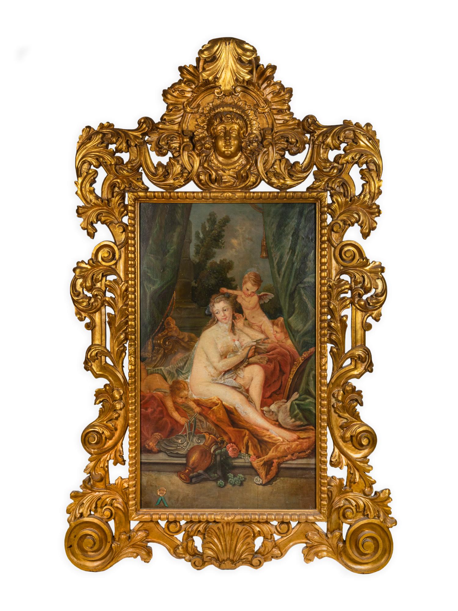 Young Woman with Putti, Reproduction