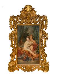 Young Woman with Putti, Reproduction