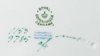 A Set of Fourteen Royal Copenhagen Porcelain Plates Diameter 10 7/8 inches. — 20TH CENTURY