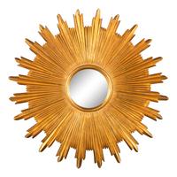 A Contemporary Giltwood Sunburst Mirror