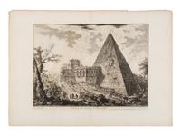 [Prints] Piranesi, Giovanni Battista. Veduta del Sepolcro di Cajo Cestio