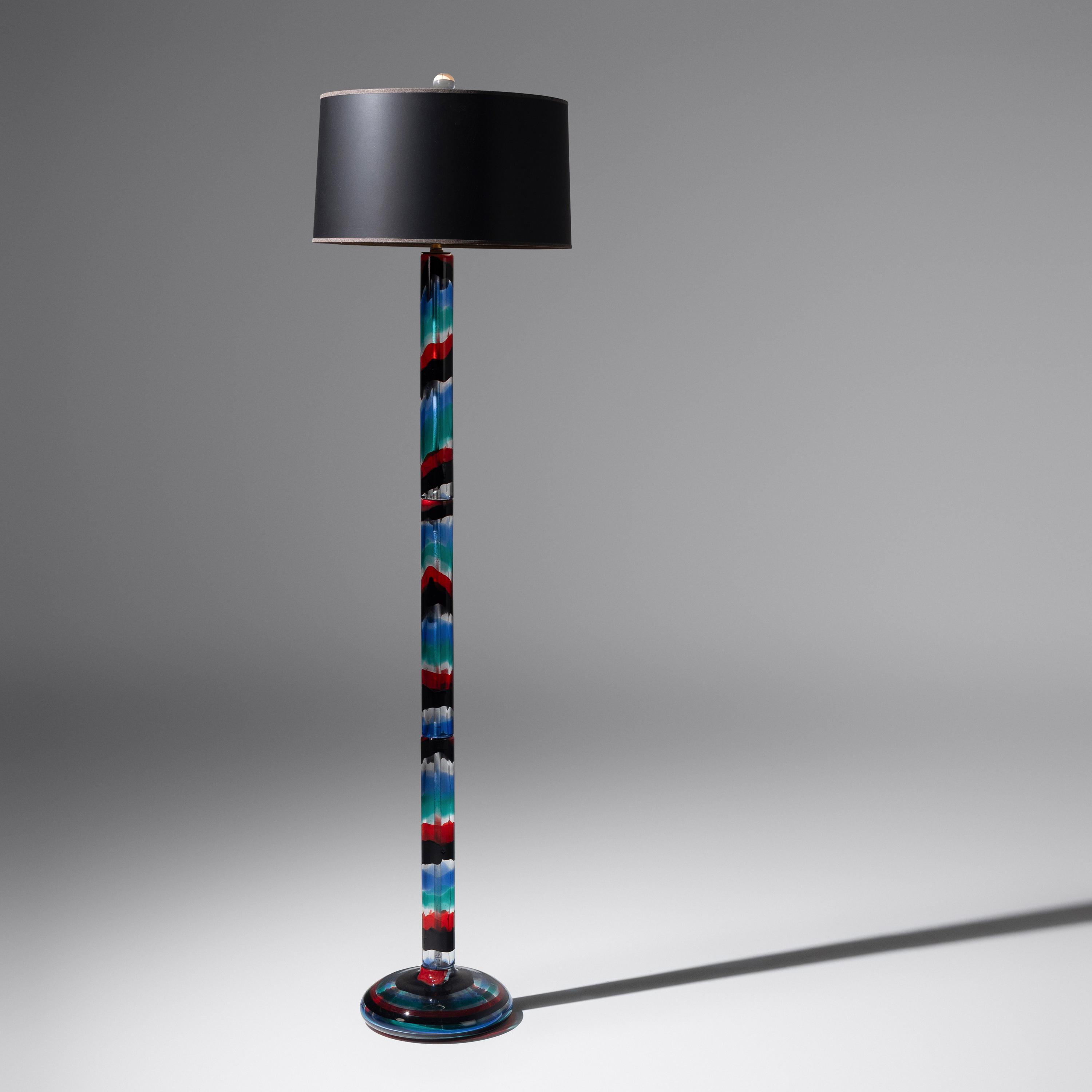 Fulvio Bianconi (Italian, 1915–1996) — Fasce Orizzontali Floor Lamp, c. 1960 for Venini