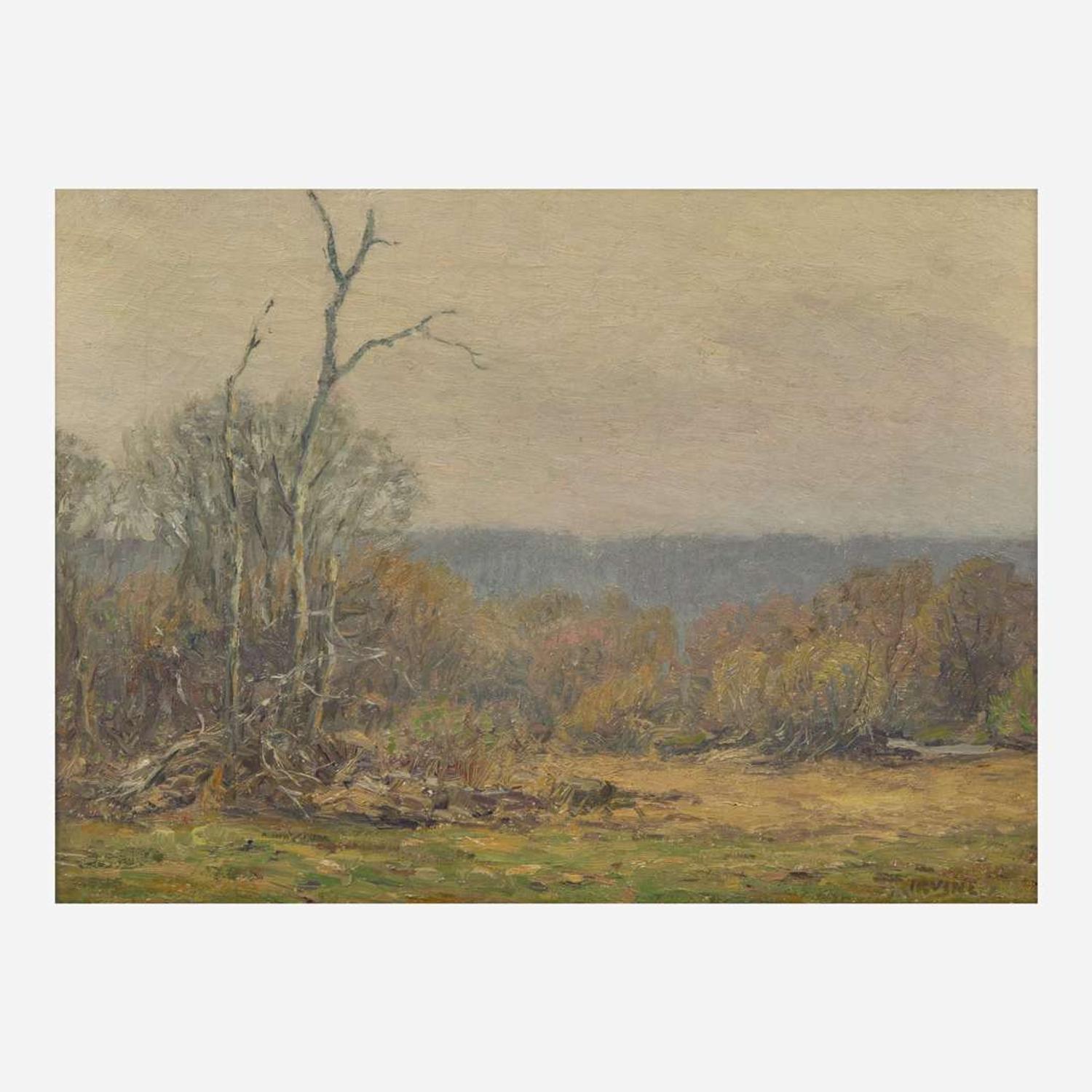 Wilson Henry Irvine (American, 1869–1936) Early April Mist, Old Lyme, Connecticut