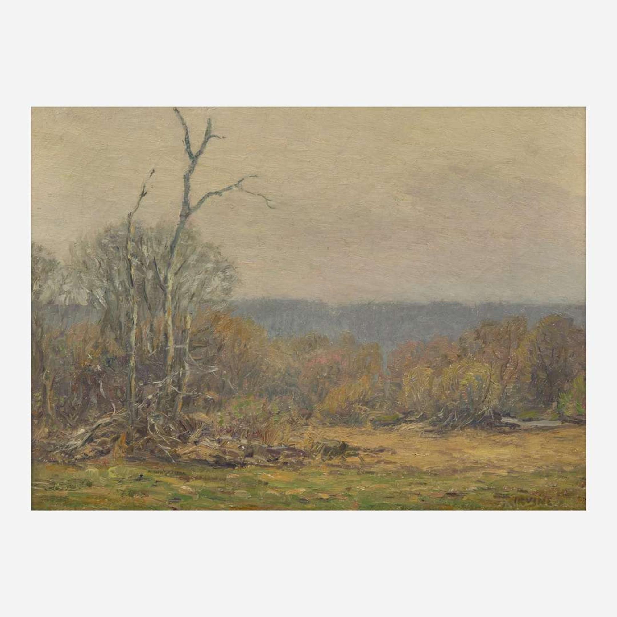Wilson Henry Irvine (American, 1869–1936) Early April Mist, Old Lyme, Connecticut