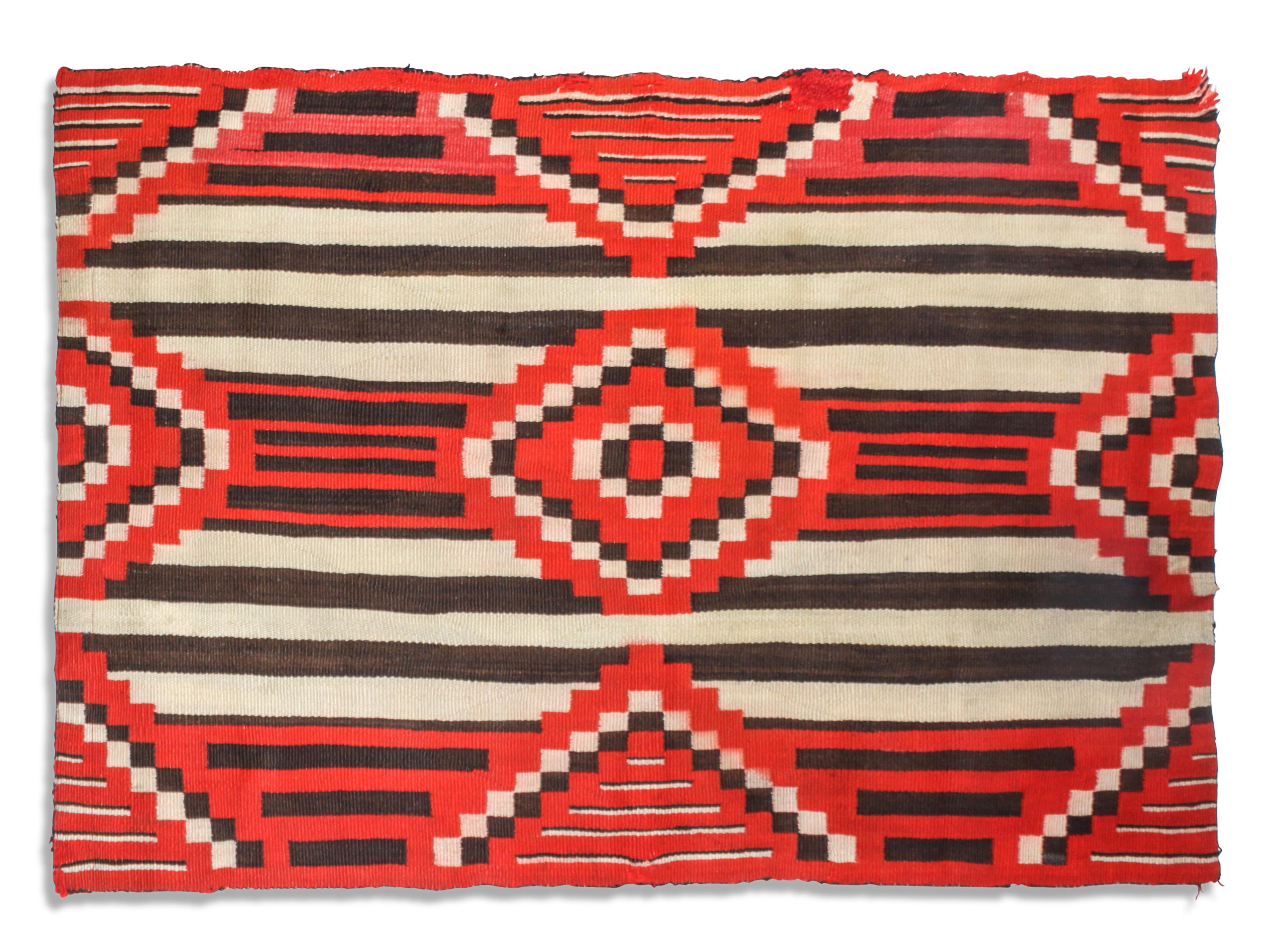 A Third Phase Chief Blanket Design Rug 41 x 60 inches. — FIRST QUARTER 20TH CENTURY