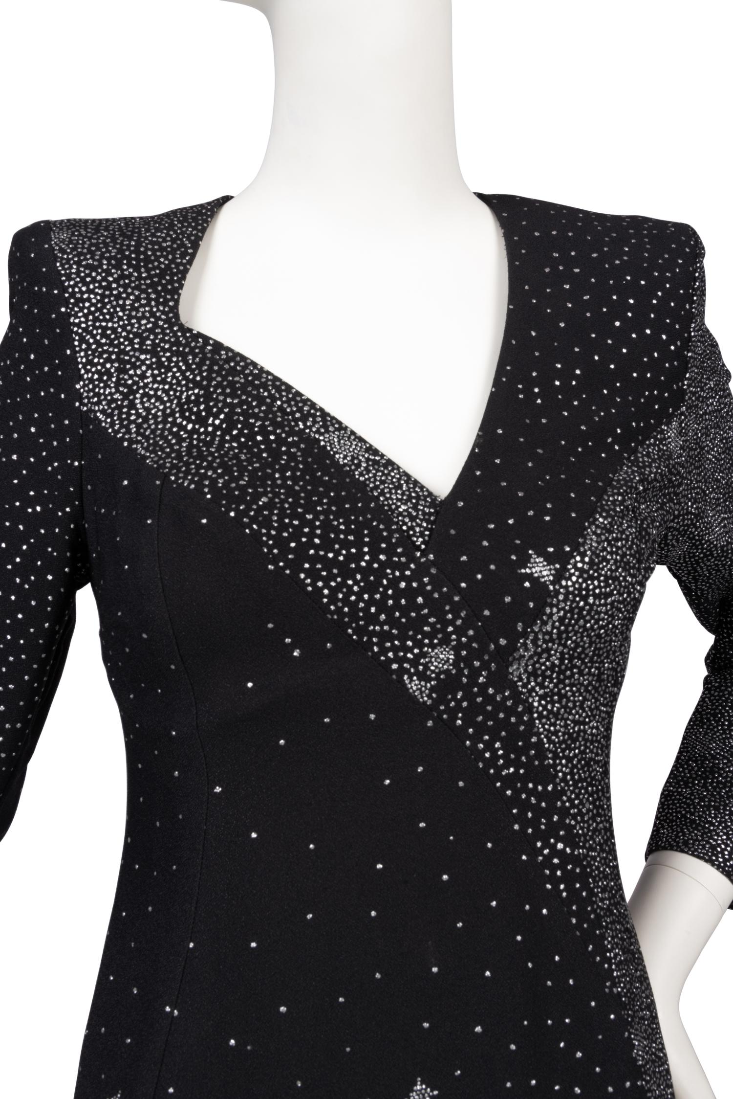 Christian Lacroix Star Embellished Evening Dress, 1998