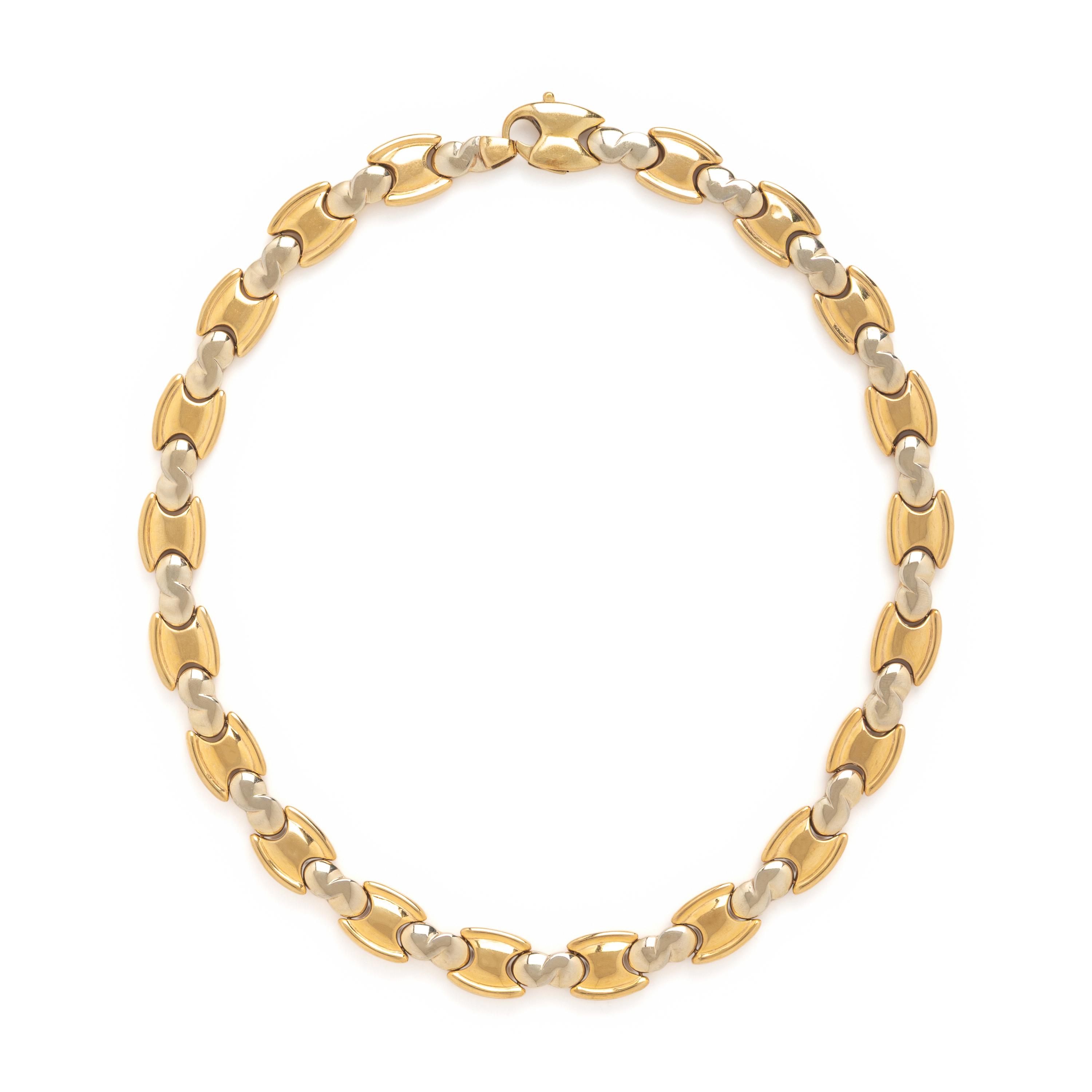 Neiman Marcus, Bicolor Gold Necklace