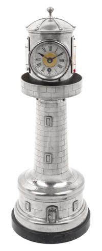 A French Industrial Lighthouse Clock Height 17 inches.