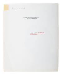 [PHOTOGRAPHY]. BASCH, Peter (1921-2004), photographer. Makeba . New York, ca 1970.