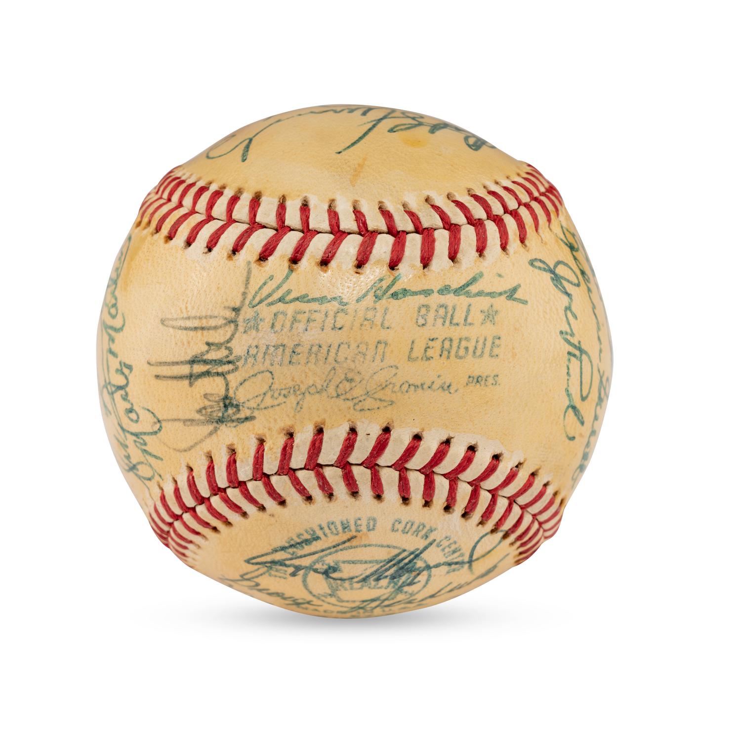 A 1972 World Series Champions Oakland Athletics Team Signed Autograph Baseball (Beckett Authentication Services Letter of Authenticity)