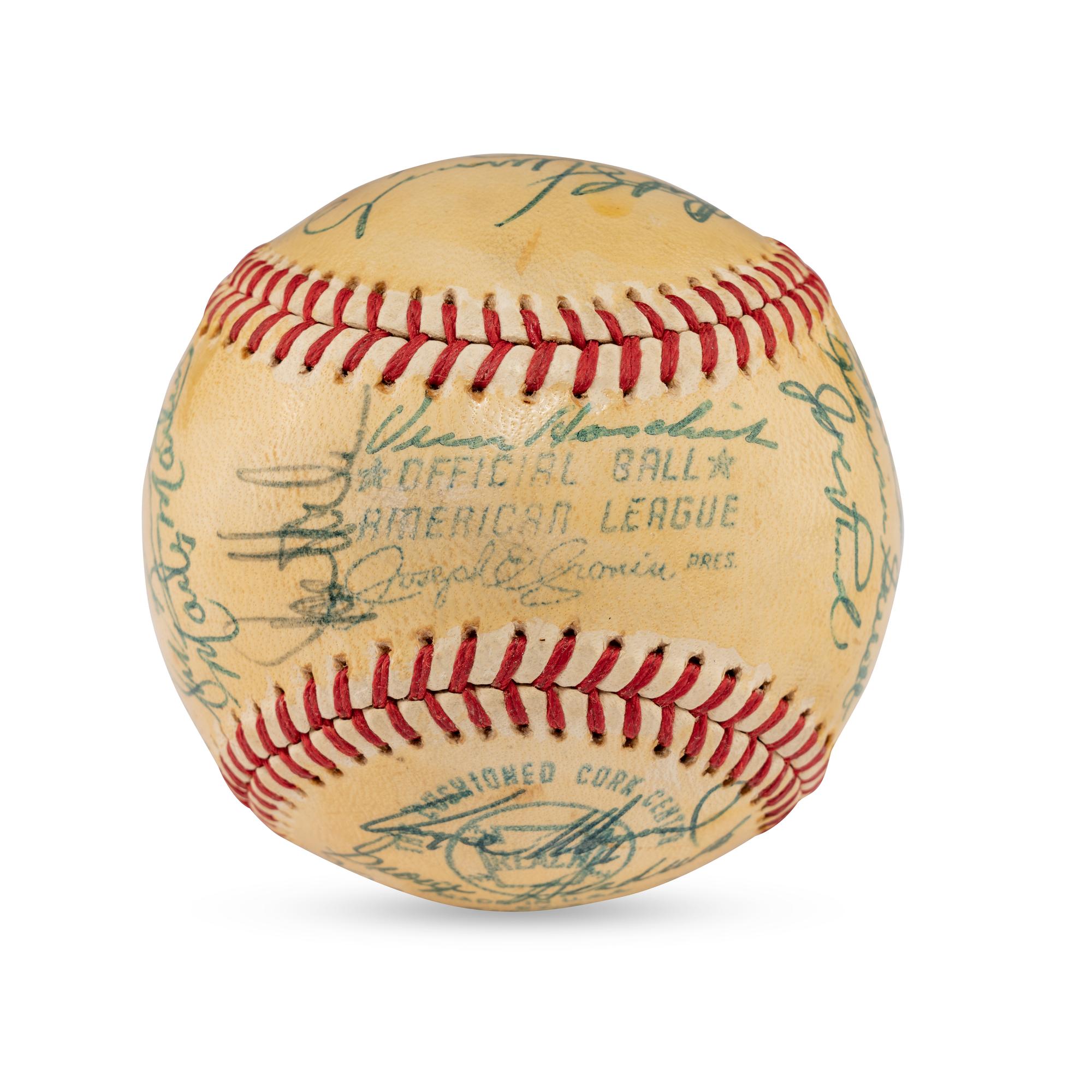 A 1972 World Series Champions Oakland Athletics Team Signed Autograph Baseball (Beckett Authentication Services Letter of Authenticity)