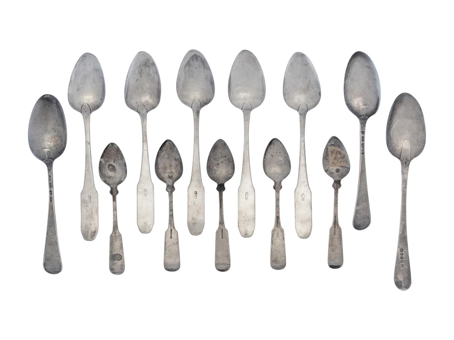 A Collection of American Silver Spoons