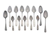 A Collection of American Silver Spoons