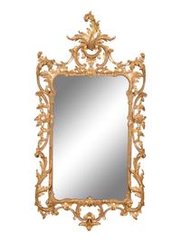 A Pair of George III Giltwood Mirrors