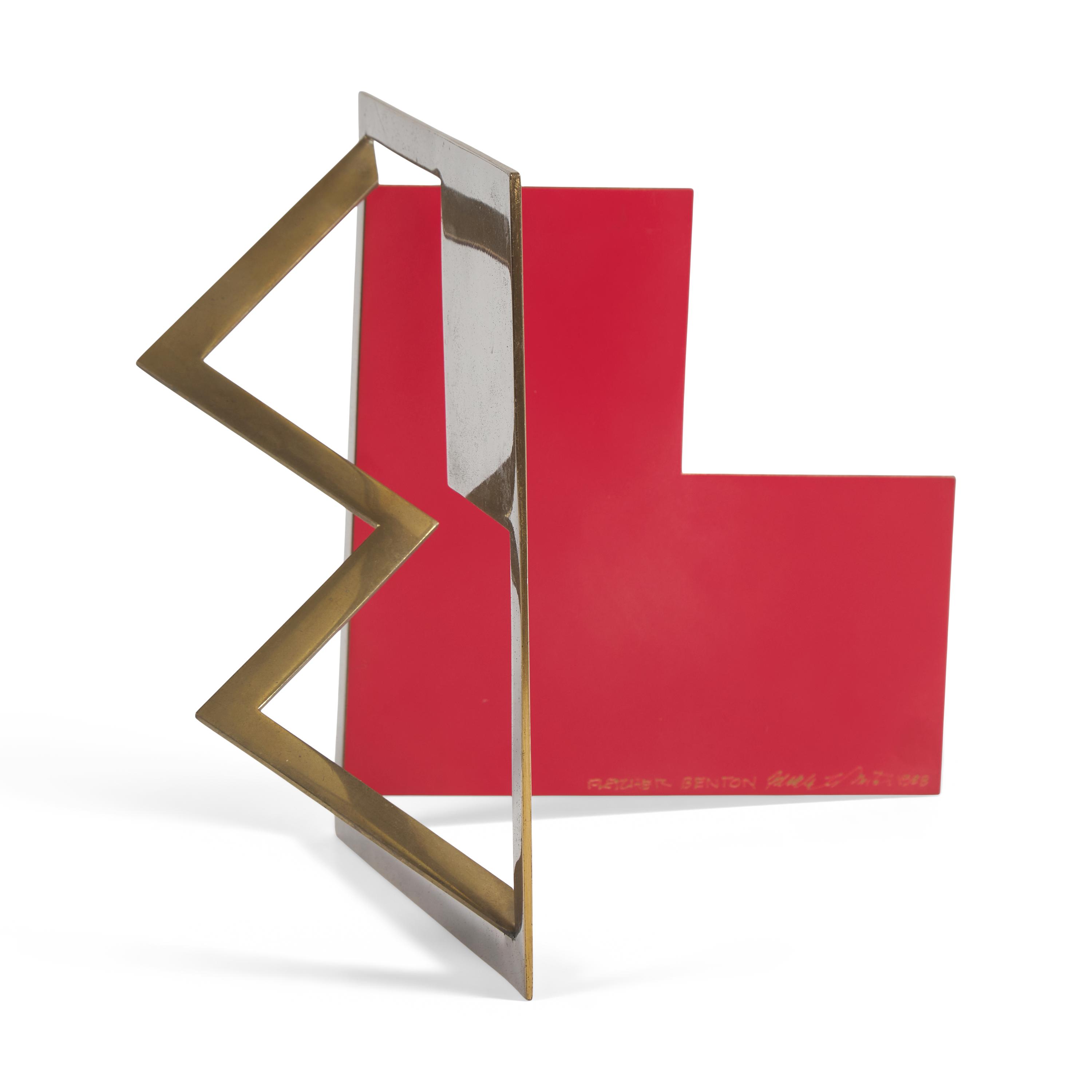 Fletcher Benton (American, 1931-2019) — Folded Square M, 1988