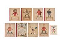 [CHILDREN'S BOOKS - STRUWWELPETER]. HOFFMANN, Heinrich (1809-1894). A group of 9 Struwwelpeter pastiches in English, comprising: