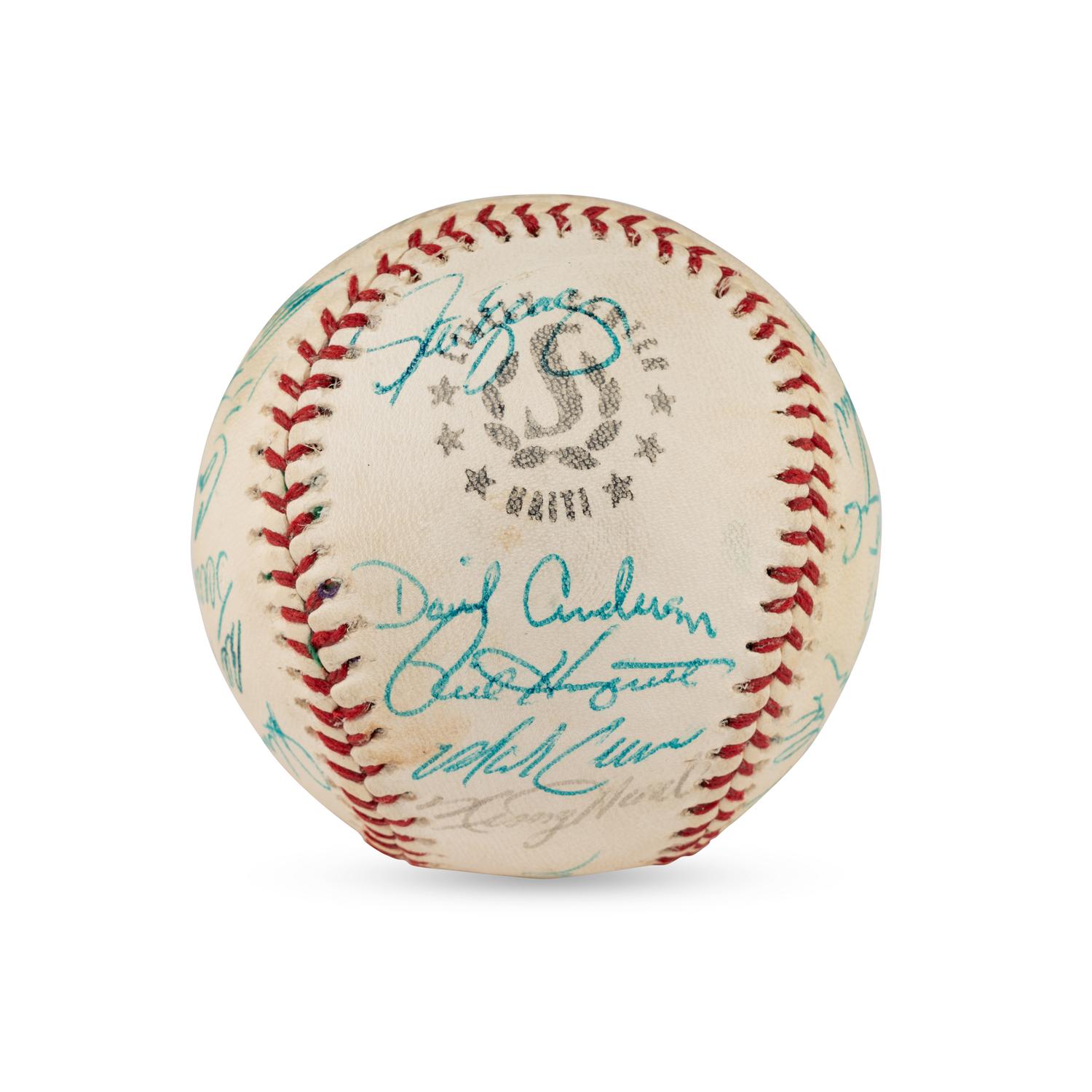 A 1985 Los Angeles Dodgers Team Signed Autograph Baseball (Beckett Authentication Services)