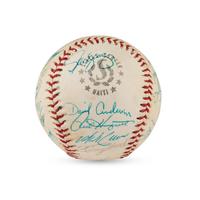 A 1985 Los Angeles Dodgers Team Signed Autograph Baseball (Beckett Authentication Services)