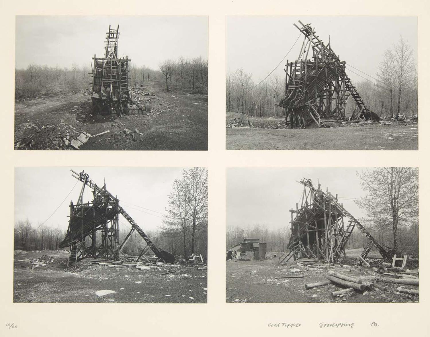 Bernd Becher (German, 1931-2007) and Hilla Becher (German, 1934-2015) - Coal Tipple, Goodspring, PA