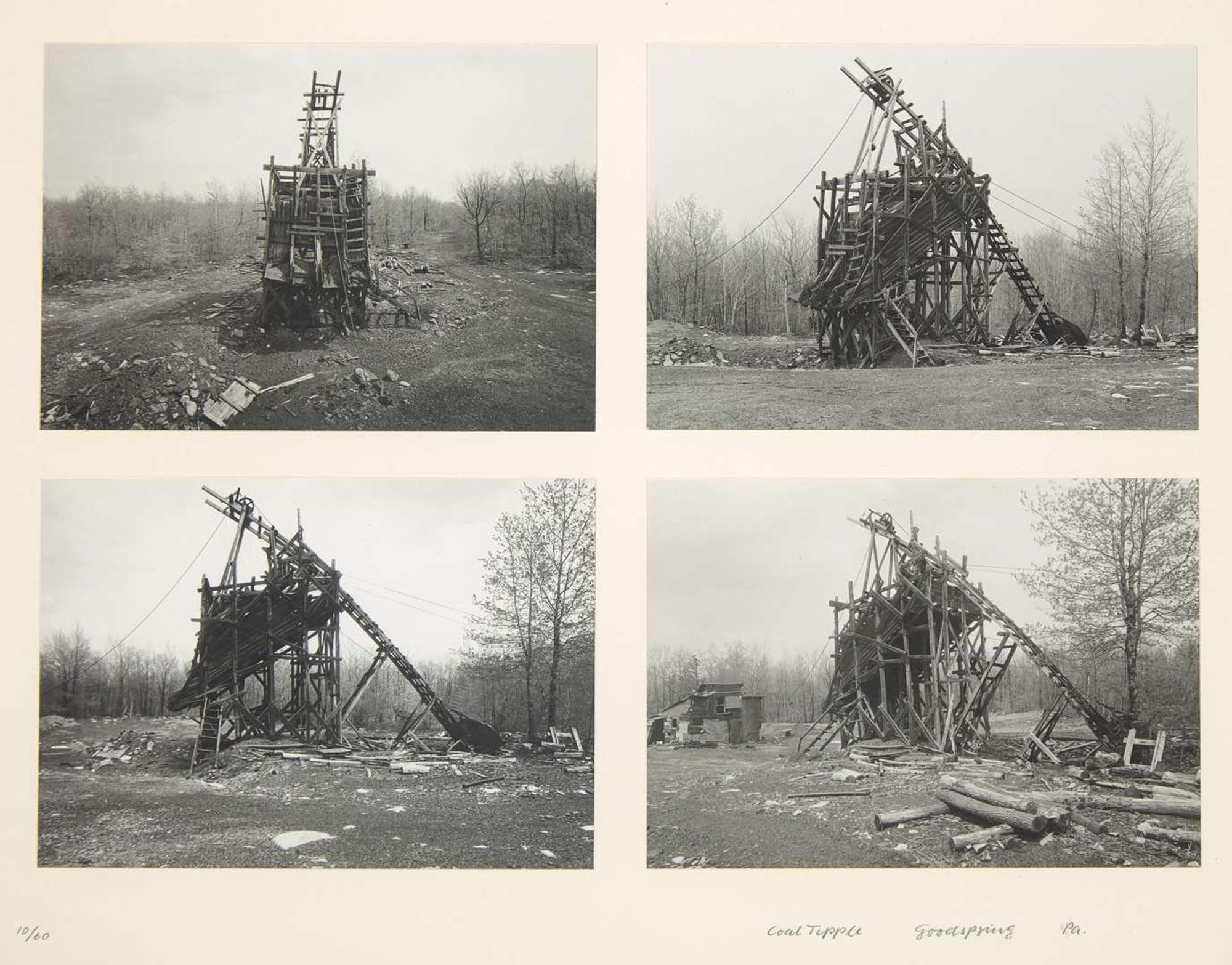Bernd Becher (German, 1931-2007) and Hilla Becher (German, 1934-2015) - Coal Tipple, Goodspring, PA