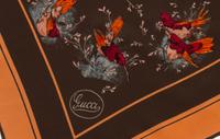 A Gucci Silk Scarf, 34" x 34".