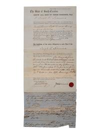 [SOUTH CAROLINA]. Group of 19th-century legal documents, including: